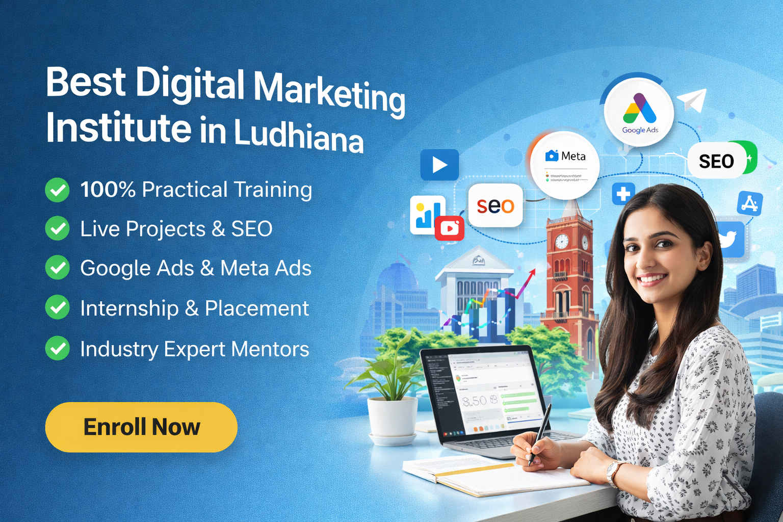 Best Digital Marketing Institute in Ludhiana
