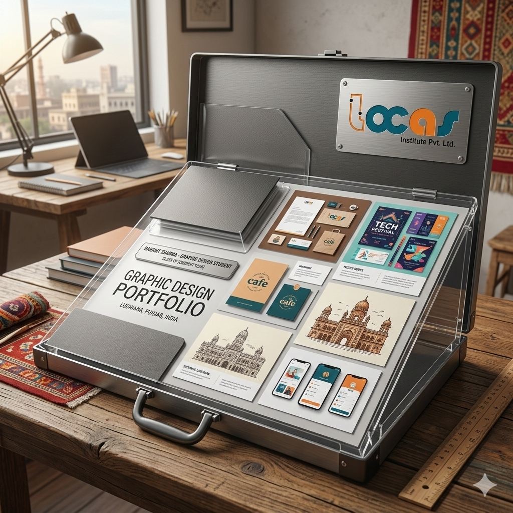 Locas graphic design student portfolio Ludhiana
