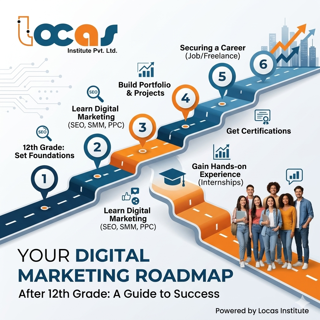 Digital marketing career after 12th roadmap